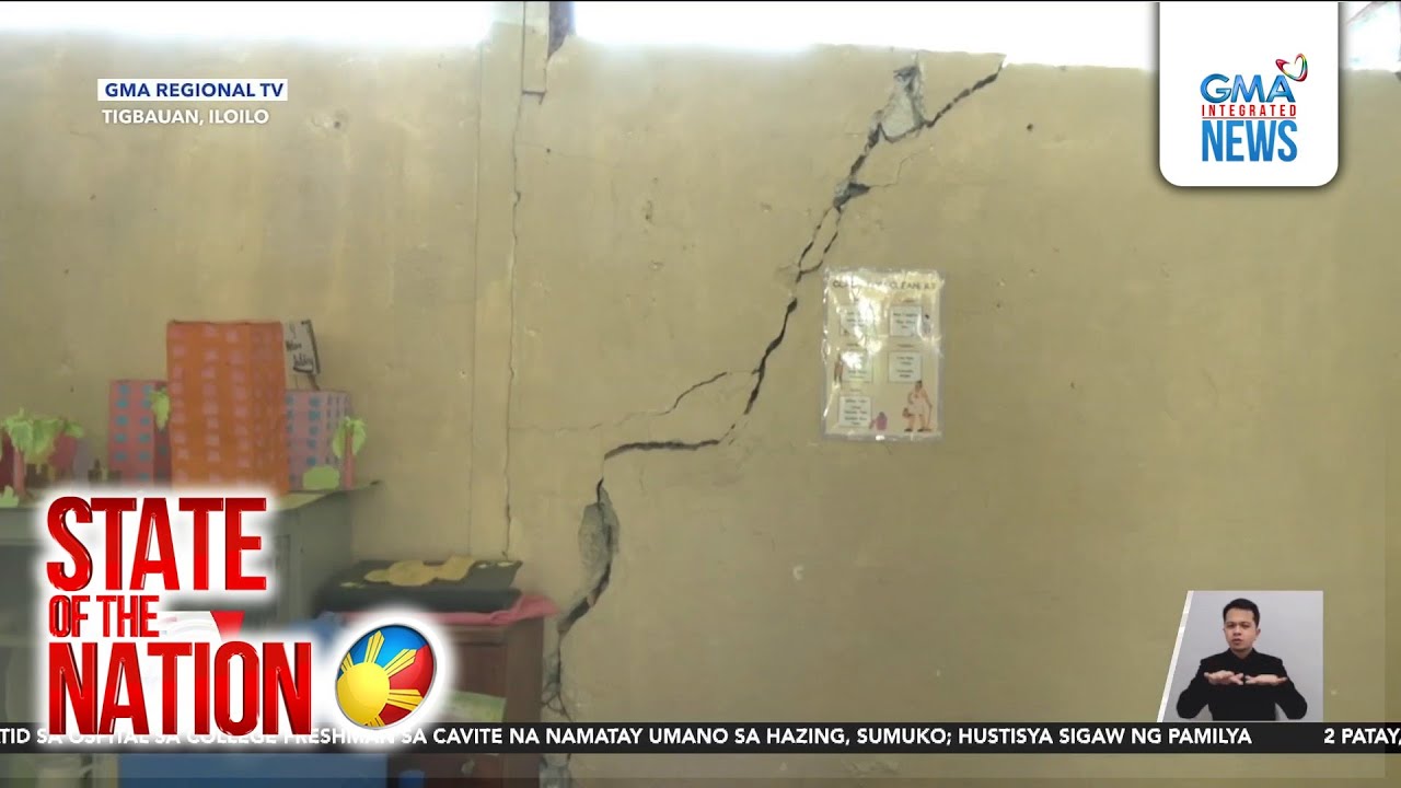 Cracks seen on houses, schools jolted by 4.8Mw Iloilo quake | SONA
