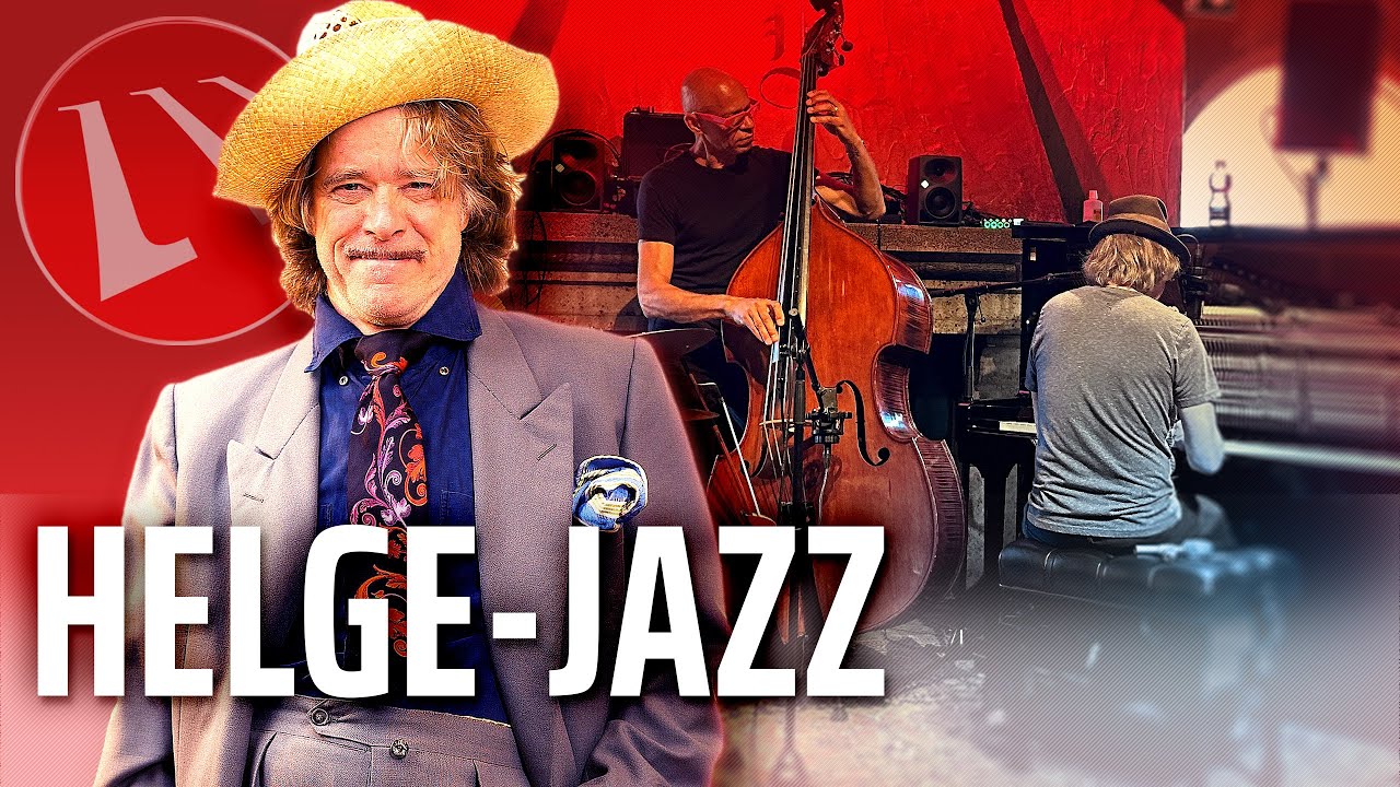 Helge Schneider und sein Steinway K-132 beim Festival da Jazz in St. Moritz 2024 #helgeschneider