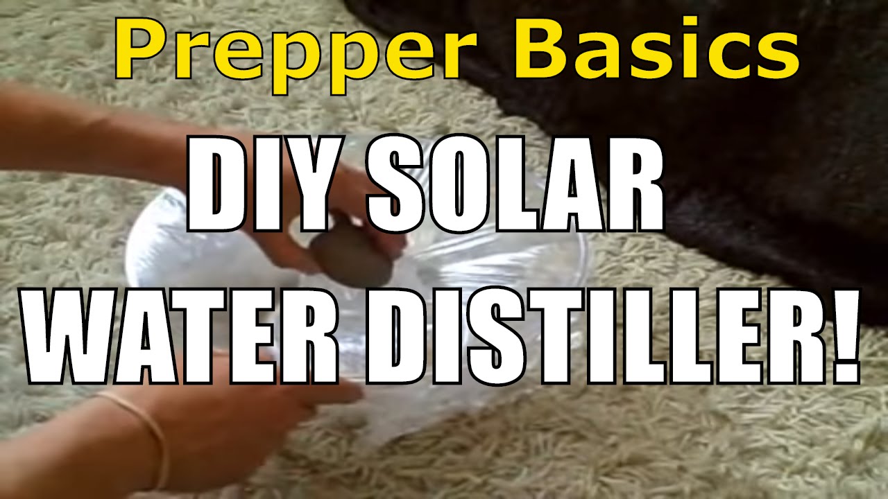 Prepper Basics: DIY Solar Water Distiller!