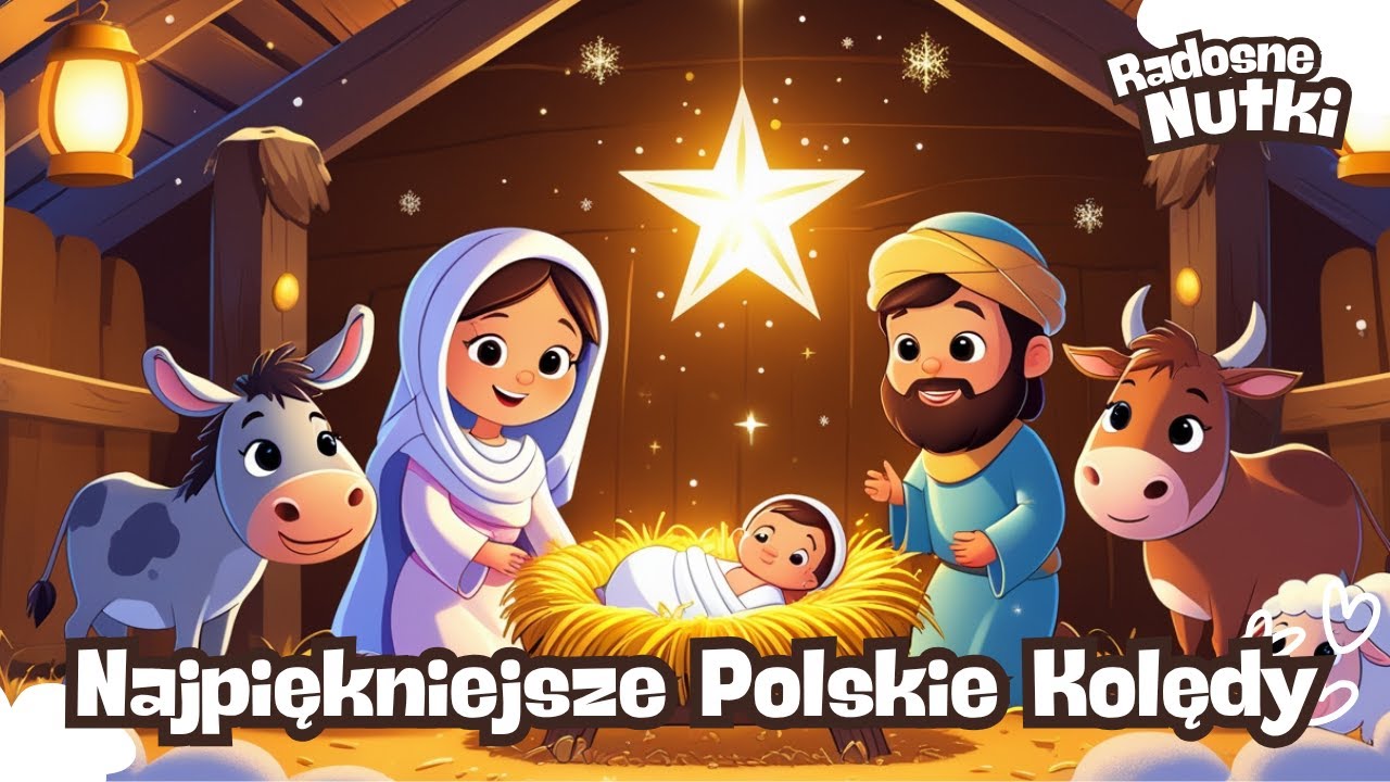 🎵 Radosne Nutki — Najpiękniejsze Polskie Kolędy — piosenki dla dzieci🎵