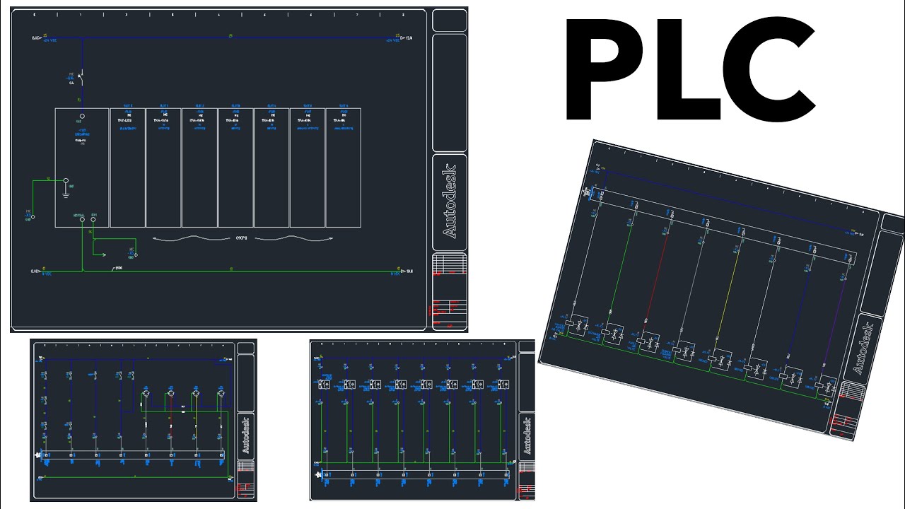เขียนแบบไฟฟ้า Wiring PLC แบบง่ายๆ ดัวย AutoCAD Electrical มีหลากหลายแบร์นให้ใช้  Ep.4