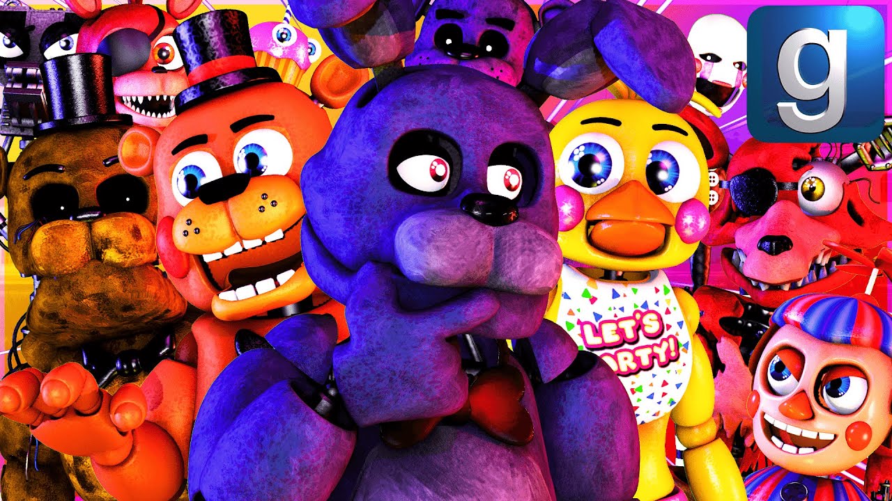 Gmod FNAF | Freddy And Friends Play Hide And Seek 2!