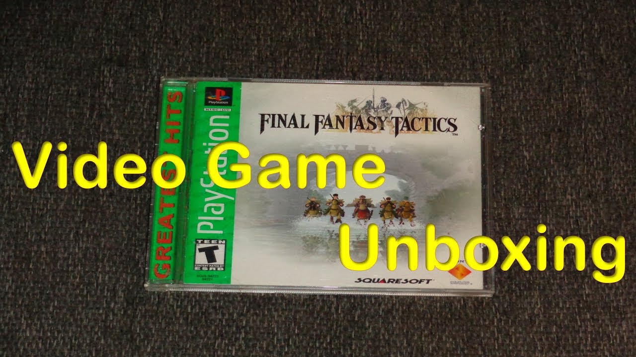 Final Fantasy Tactics Unboxing