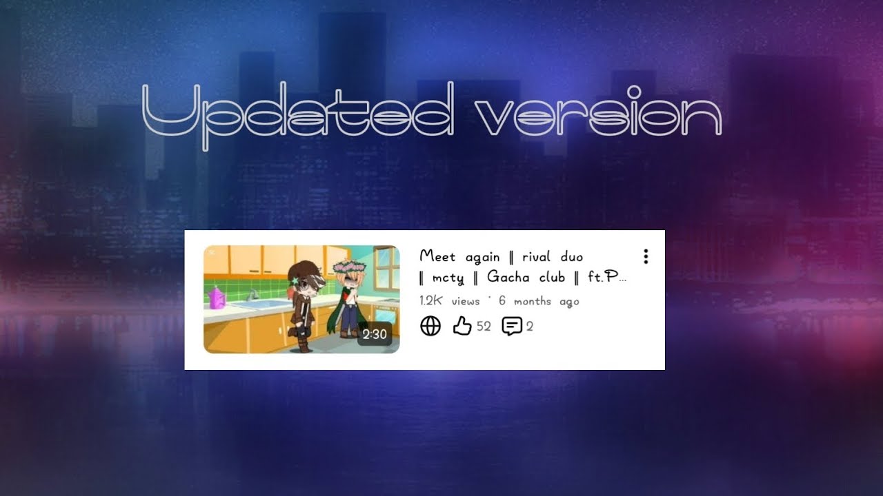 Meet again(remake) || mcty\dsmp || rival duo 