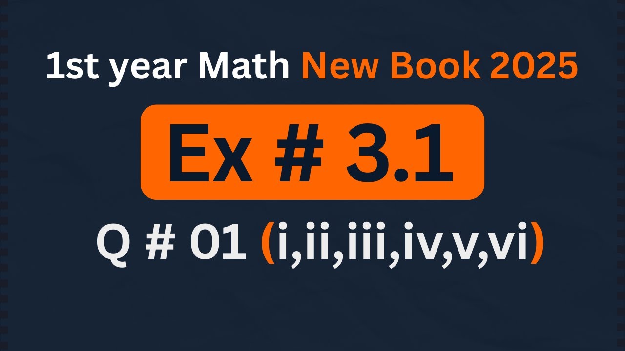 3 1 Q1 complete | i,ii,iii,iv,v,vi #firstyearmath #2025 #newsallybus
