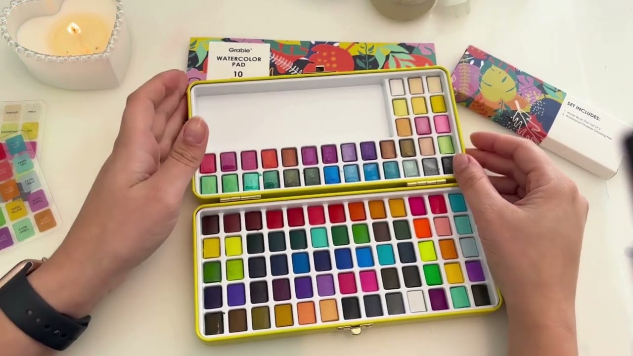 Is This 100-Color Watercolor Set Worth It? | Grabie Watercolor Review