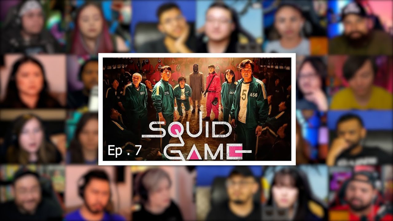 Squid Game Ep 7 | Extended Reaction Mashup | #squidgame