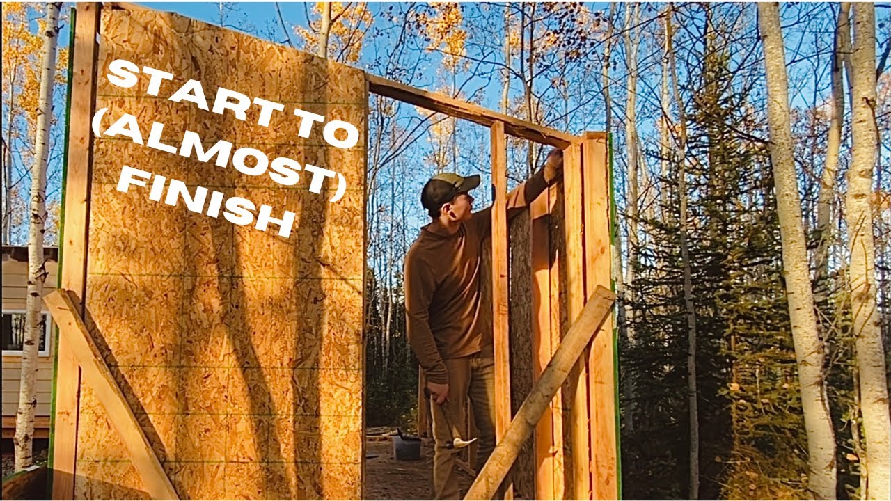 Offgrid Shed Build | Start to (almost) Finish