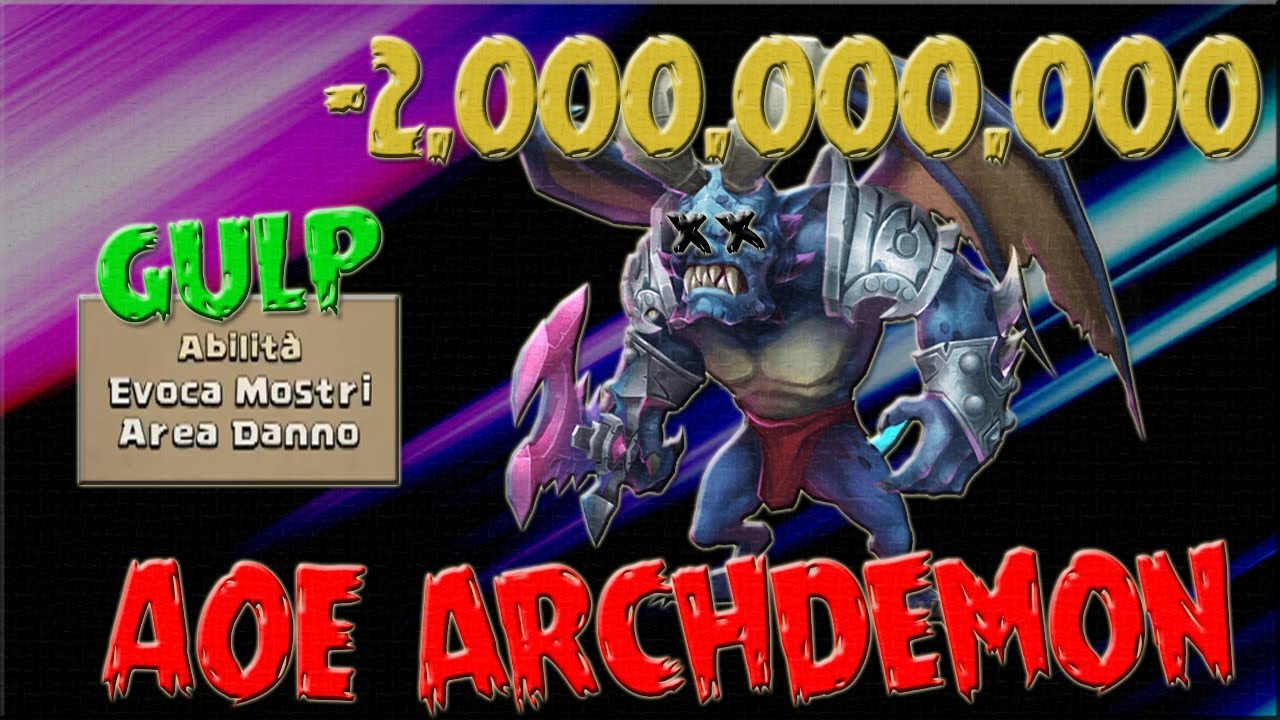 AOE Demon Safest Method 2 billions Damage - Castle Clash