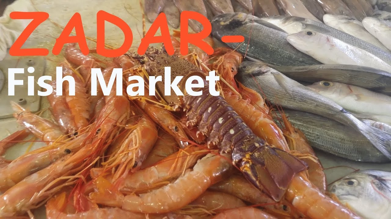 Fresh Fish Market in Zadar Croatia 🎣