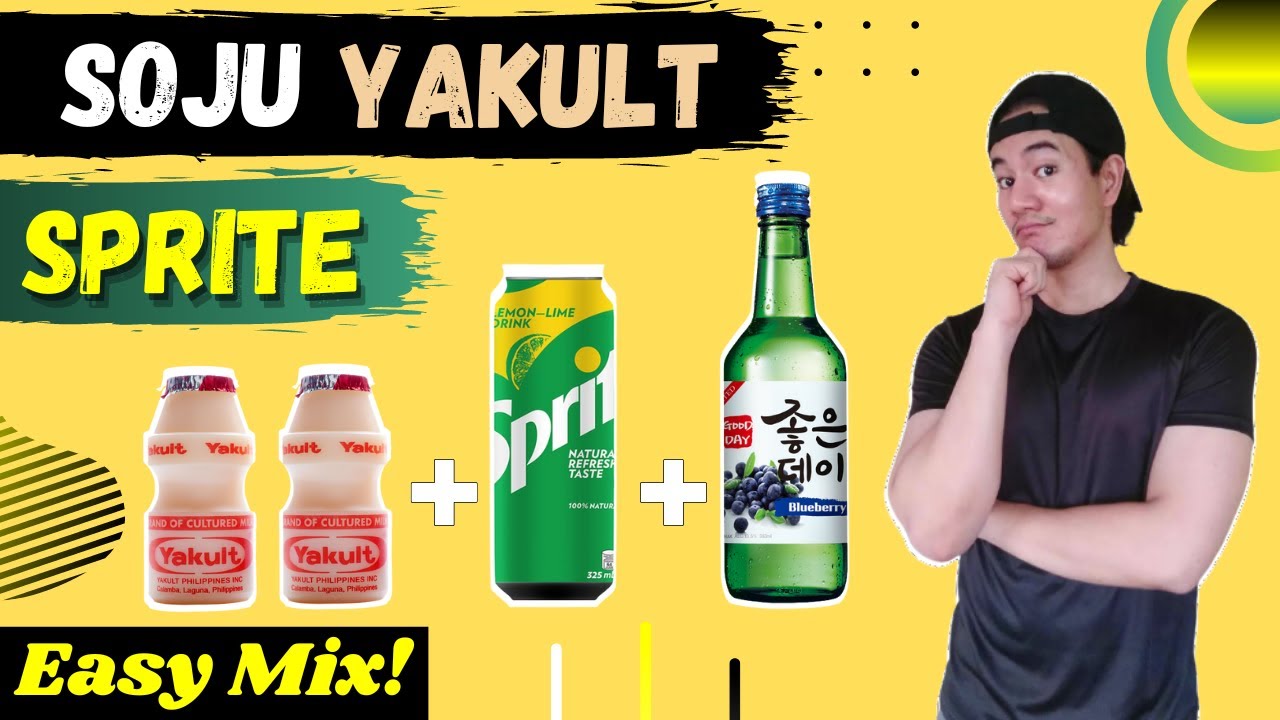 Soju Yakult Mix + Sprite