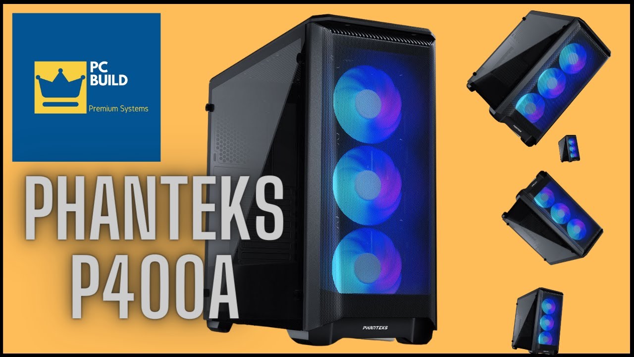 Phanteks Eclipse P400A - AMD RX 590 - Gaming PC - Time Lapse Build
