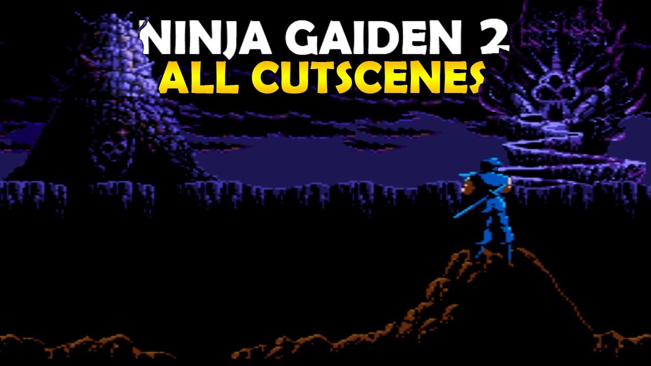 Ninja Gaiden 2 Full Movie SNES All Cutscenes Ending Trilogy Version HD The Dark Sword of Chaos