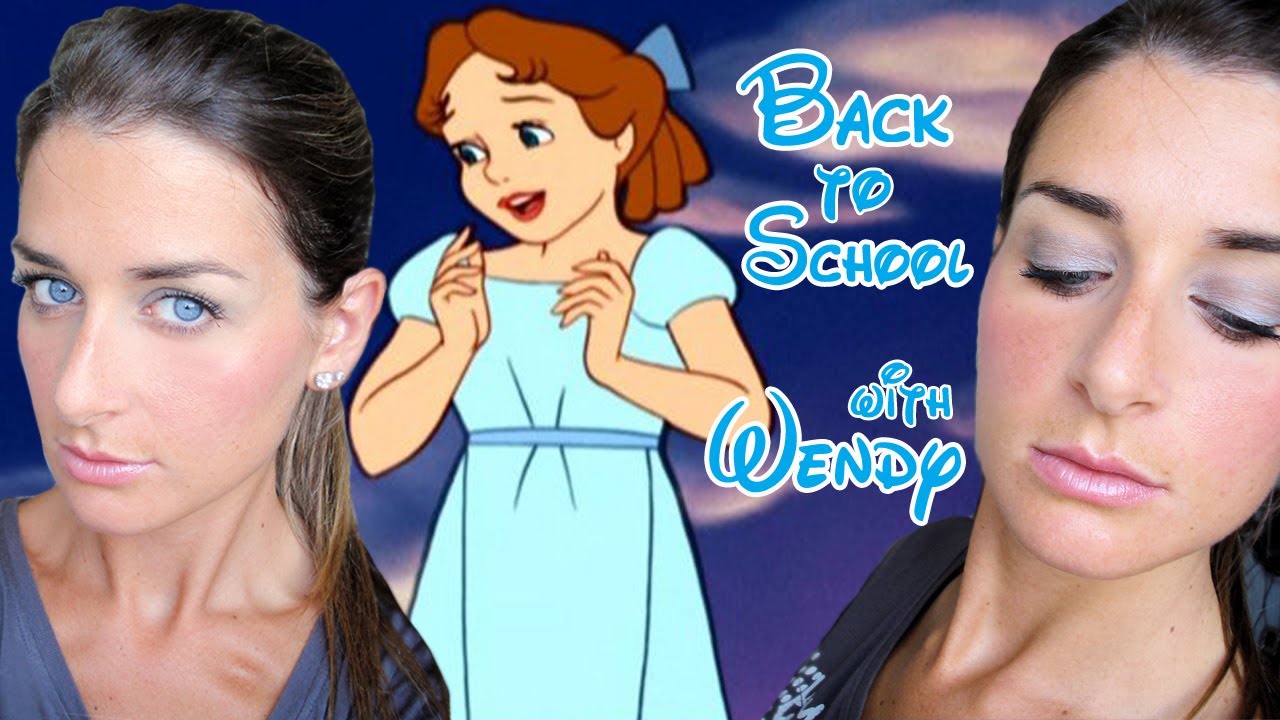 Back to school with Wendy Disney inspired look - makeup tutorial