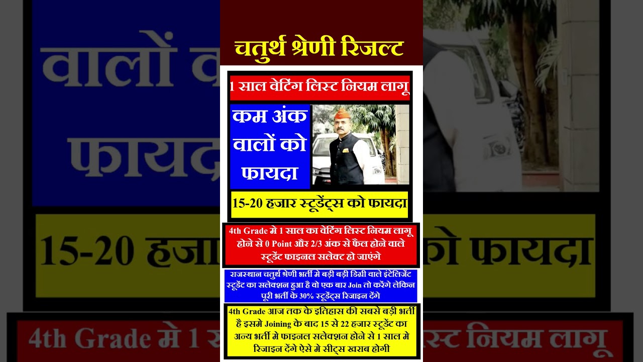 4th grade result | REET Result | VDO, patwari result | #4thgrade #reet #newvacancy #gk #reetmains