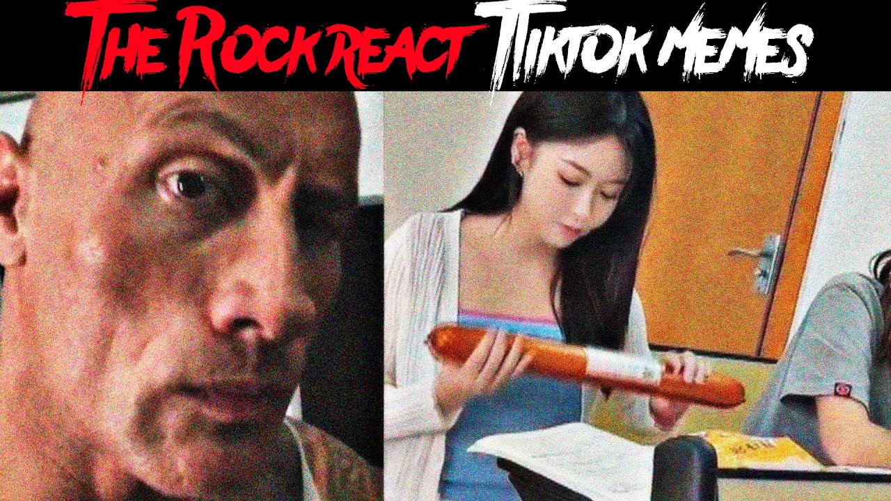 The Rock reacts Tiktok Memes | Memes