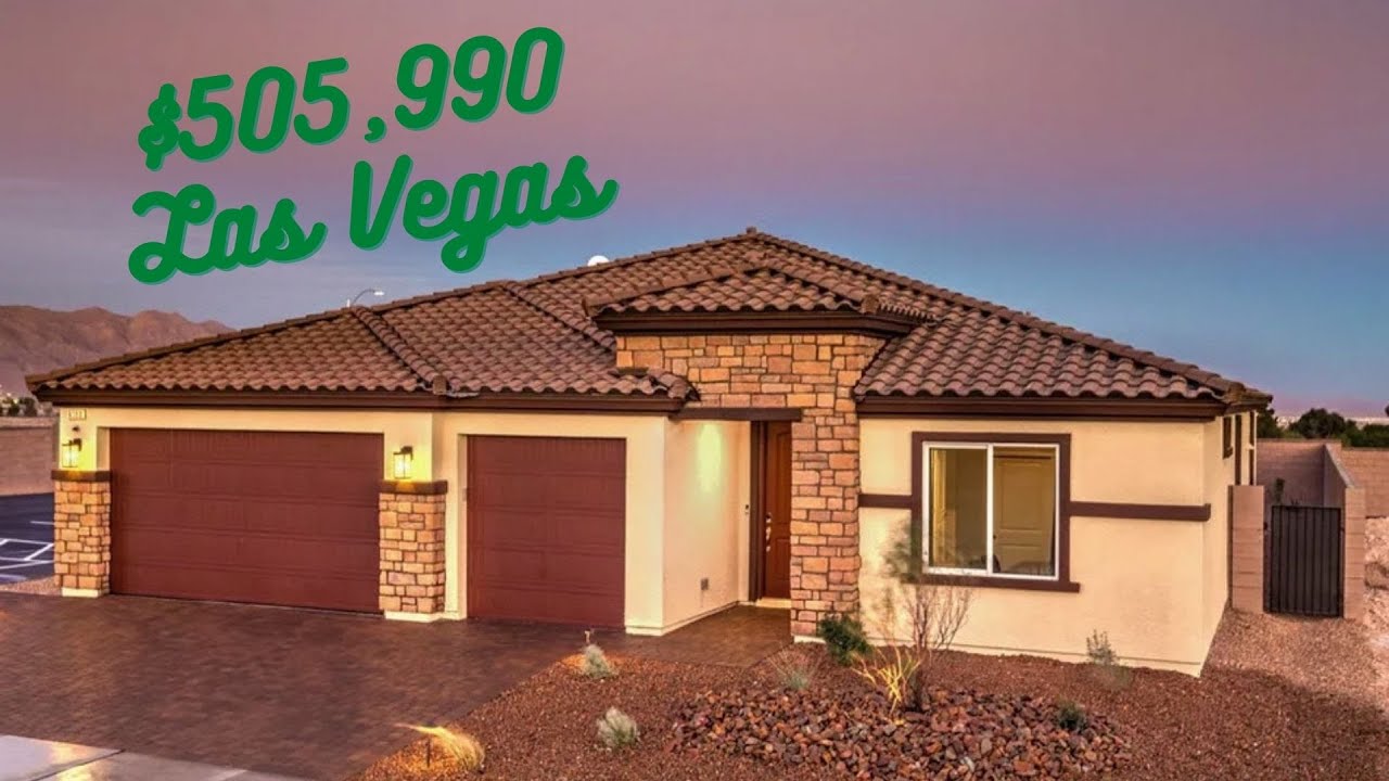 New Homes For Sale Las Vegas | DR Horton Cascade Manor - $505,990 | 4Bd, 3Ba, 3Cr | 2,538sqft