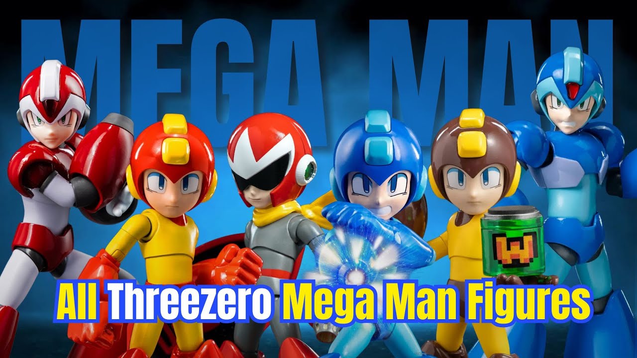 Все фигурки MDLX Mega Man на данный момент — от Rockman до X!