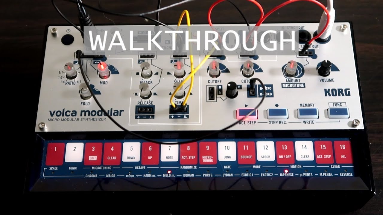 Volca Modular:  Walkthrough