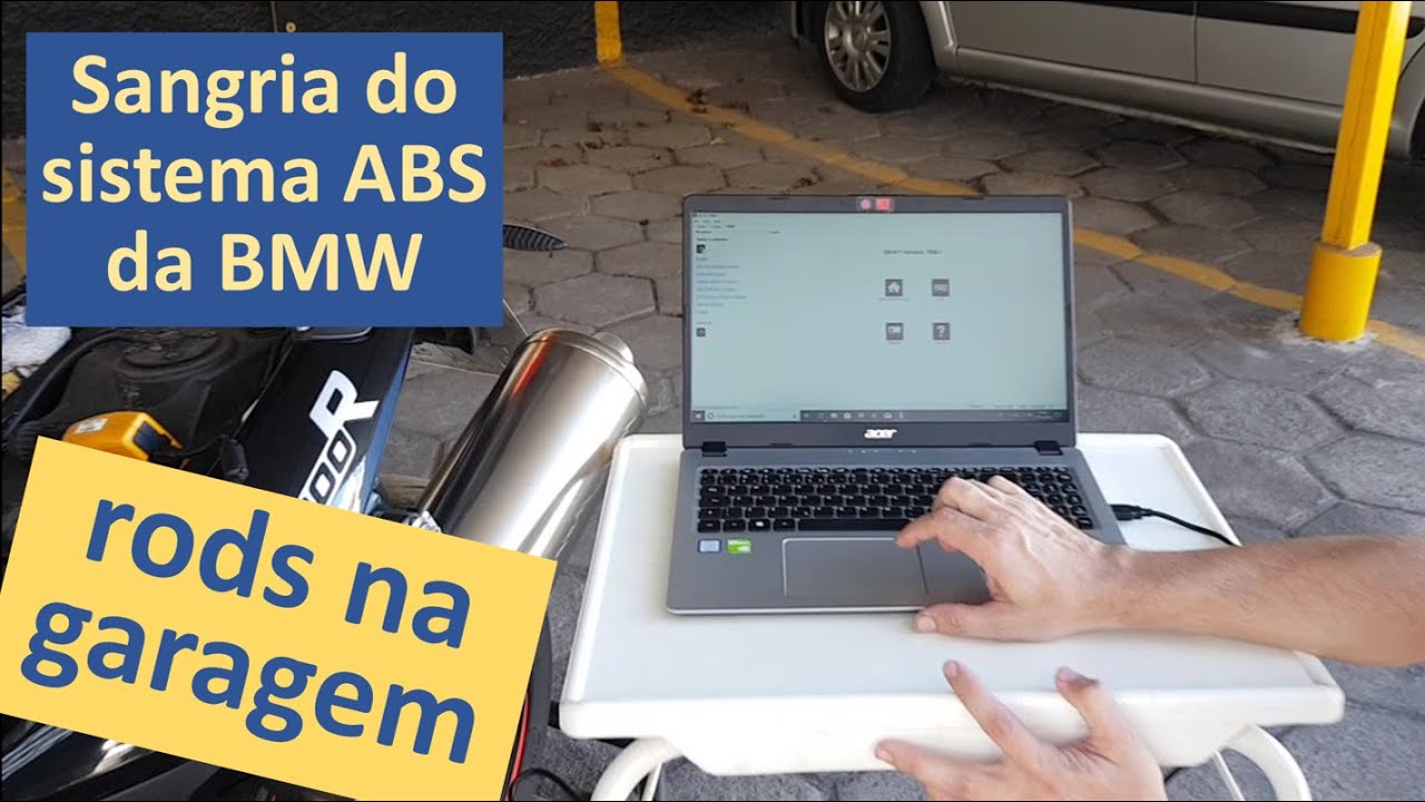 BMW F800R - Sangria do freio e do sistema ABS usando scanner GS-911 #tutorial #manutenção