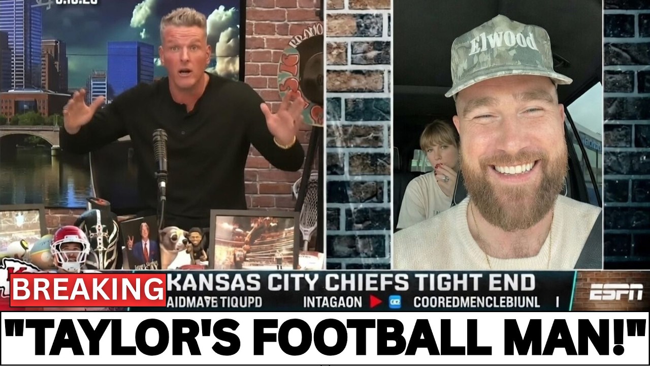 Travis Kelce Gushes Over Fiancée Taylor Swift — Surprise Moment on The Pat McAfee Show