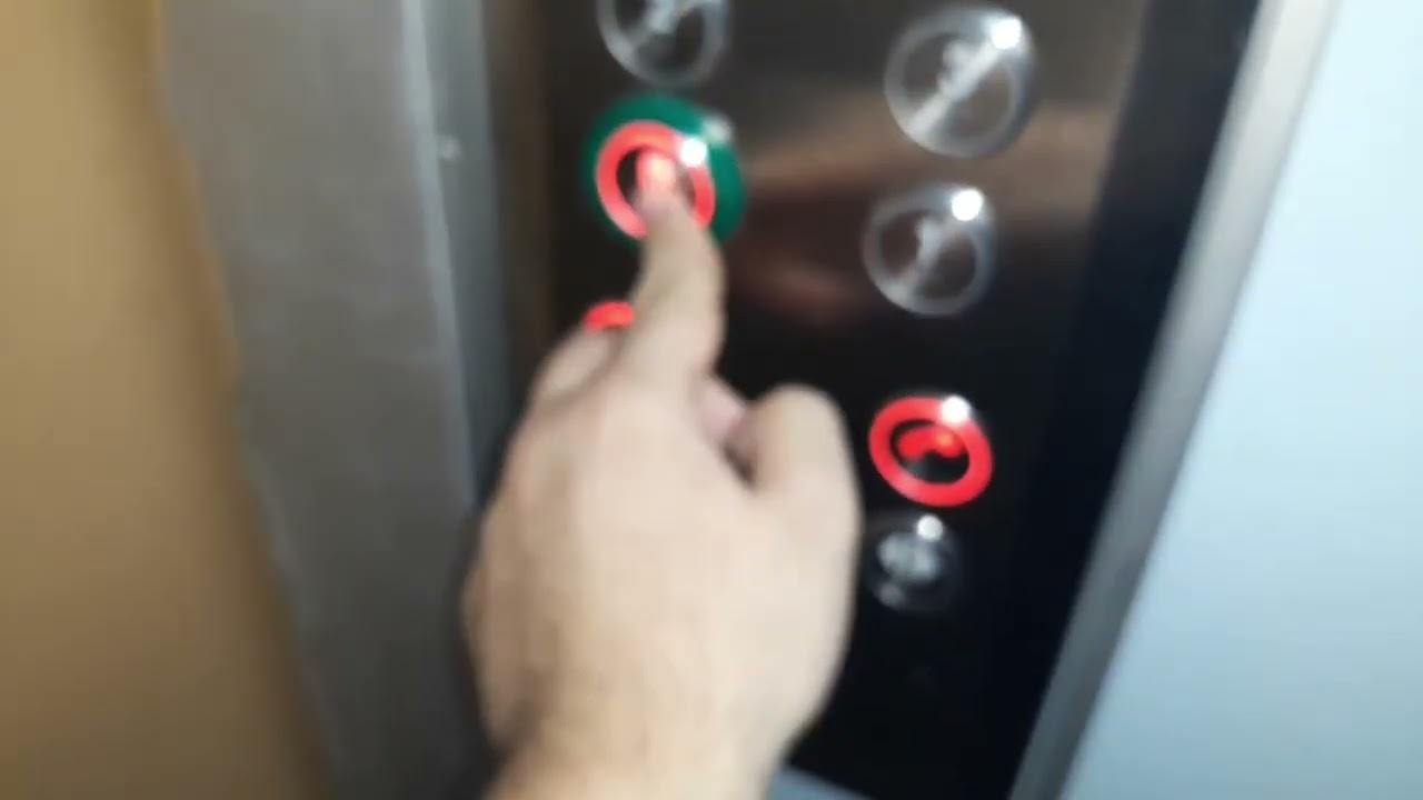 Old (Modernized 2010s) Traction Elevator in Old Apartment Building, Avcılar, Istanbul, Turkey