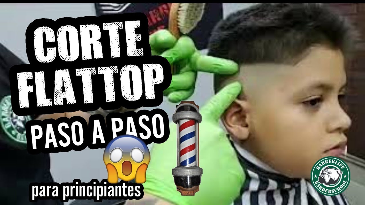 Aprende un Corte Flat top paso a paso