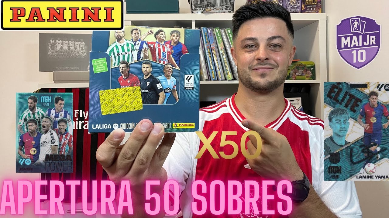 MEGACRACKS 2025/26!!  X 50 SOBRES!! FIRMA ORIGINAL!!!??? 