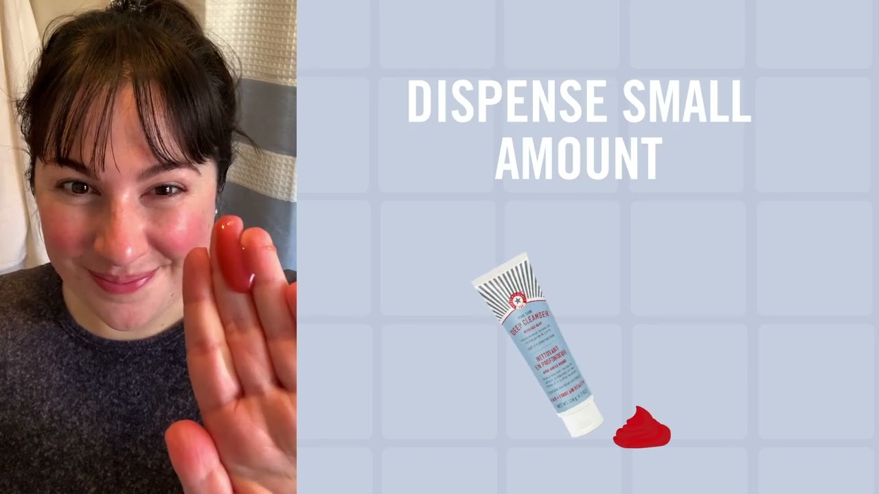 First Aid Beauty Pure Skin Deep Cleanser With Red Clay