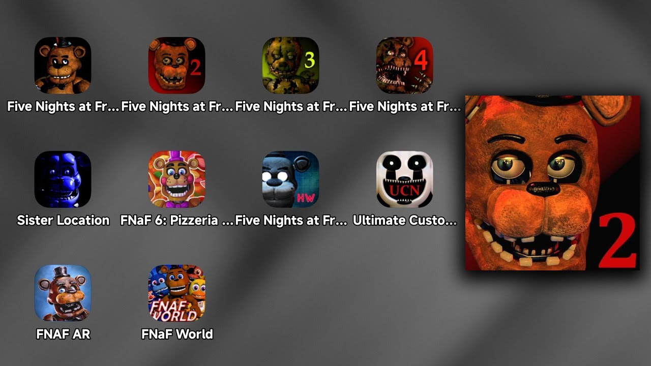 Five Nights at Freddy's 2 [FNaF 2] - Новое/Последнее обновление игры - Обзор игрового процесса на...