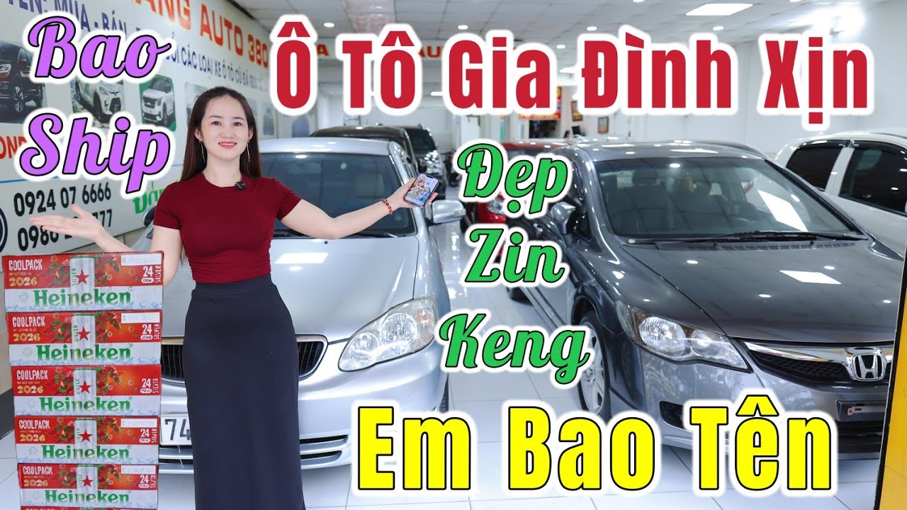 В дом прибыло множество прекрасных семейных автомобилей, в том числе Civic Gen 8, Fortuner, Xpand...
