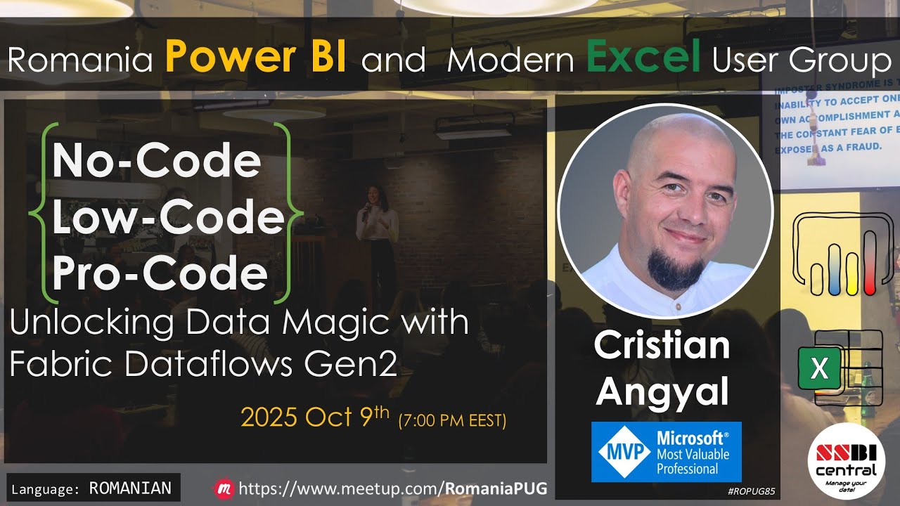 No-Code, Low-Code, Pro-Code: Unlocking Data Magic with Fabric | Cristian Angyal