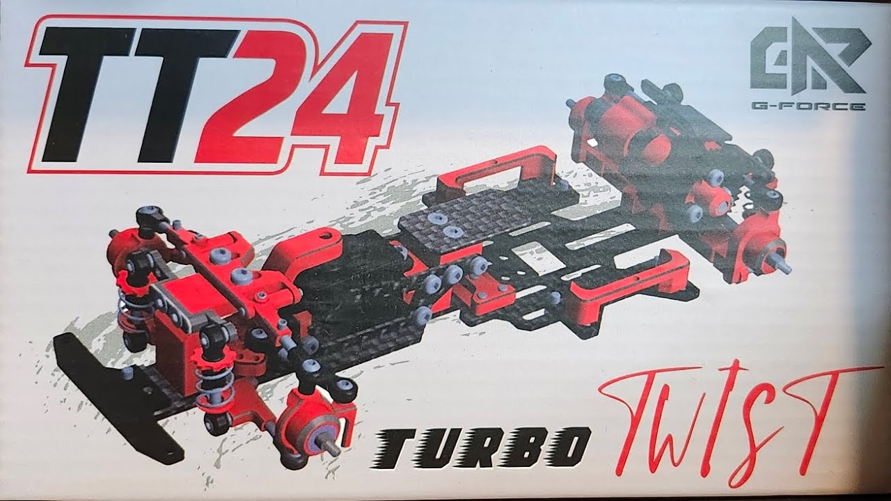 G-Force Racing TT24 1/24 RWD Drift Car first impressions and shakedown.