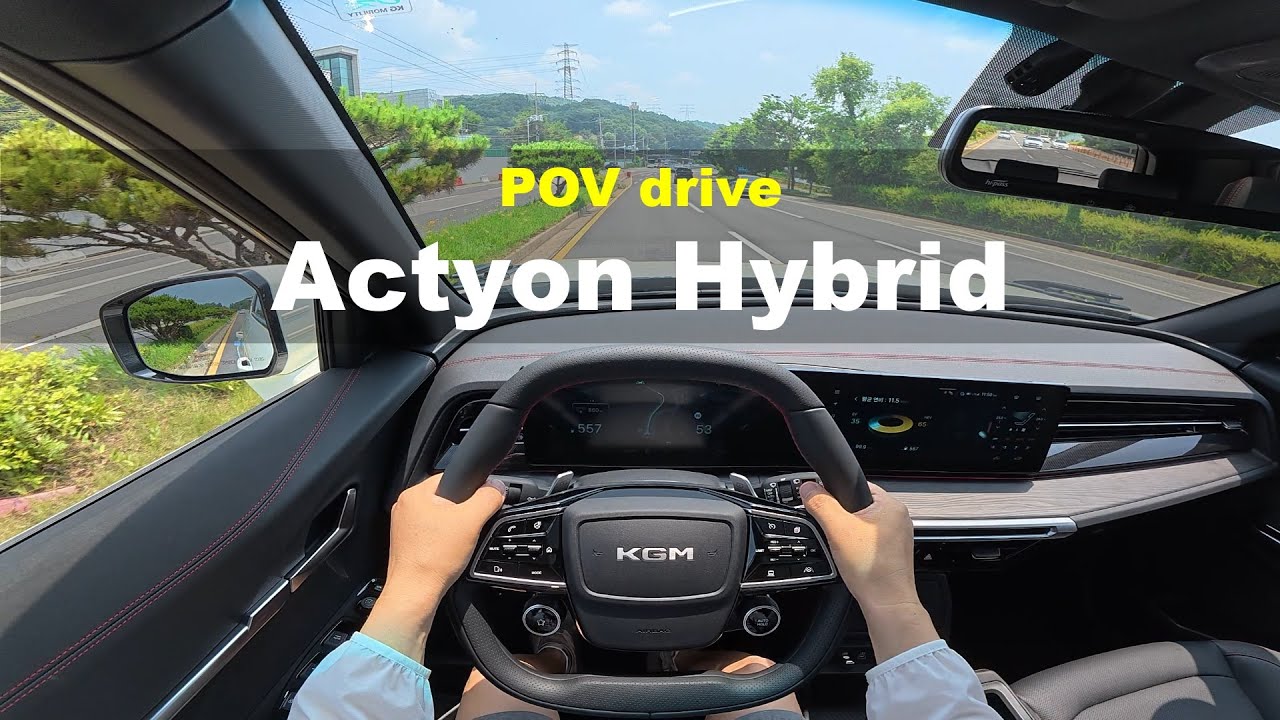 2026 KGM Actyon Hybrid POV drive