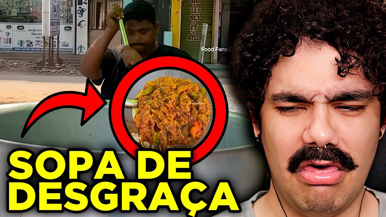 COMIDA DE RUA INDIANA ME DEIXOU TRAUMATIZADO