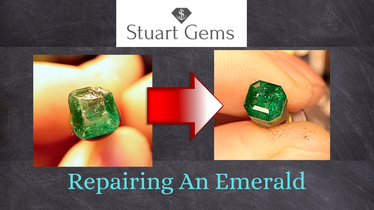 Repairing A Colombian Emerald Gemstone