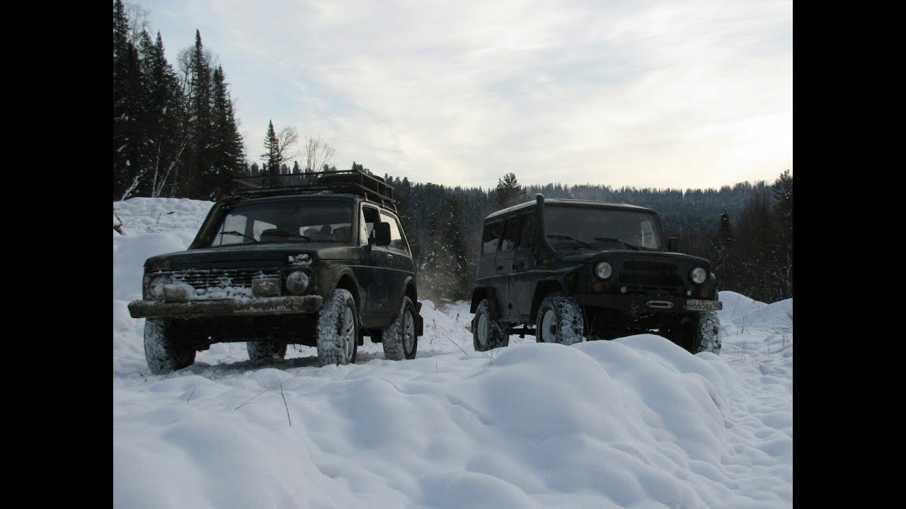 Нива и Уаз-рейд в снежные края