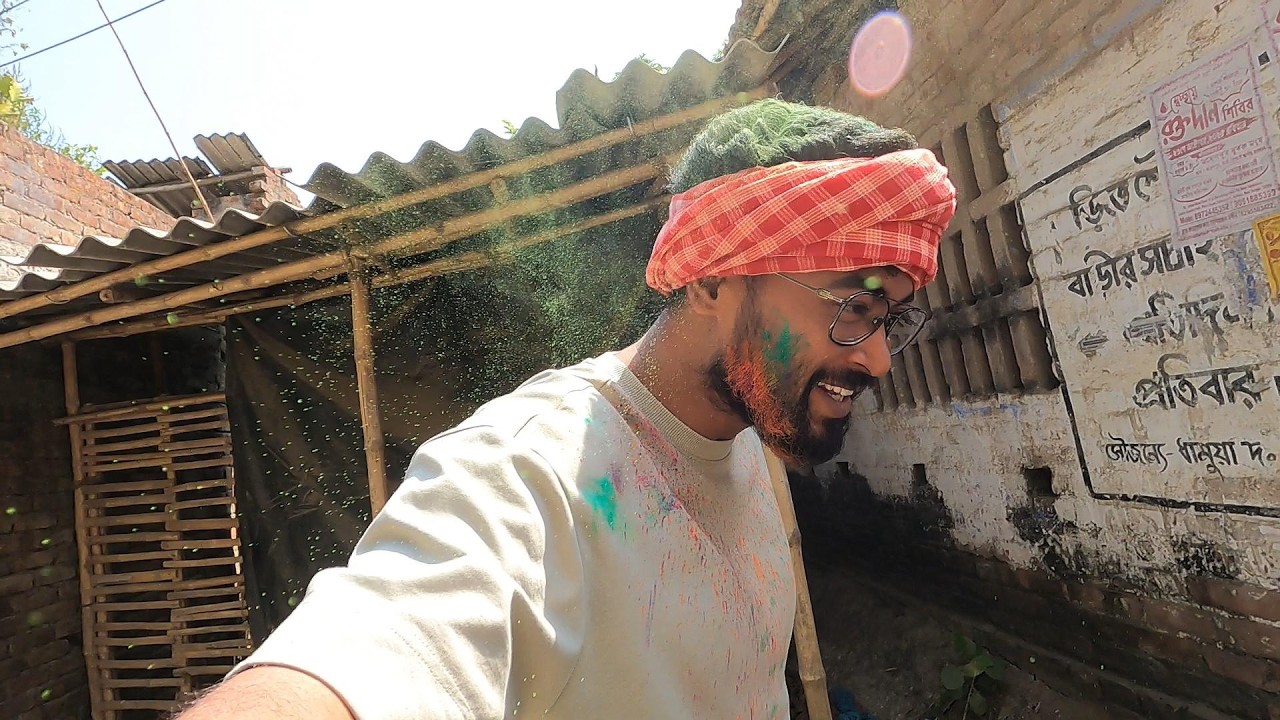 বৃন্দাবনে তো যেতে পারলাম না, তাই এবছরের হোলিটা সবার সাথেই কাটালাম