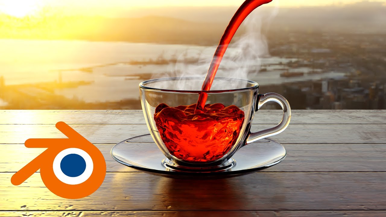 Моделирование жидкости | Пар и чай | Обучающее видео по Blender 3.1