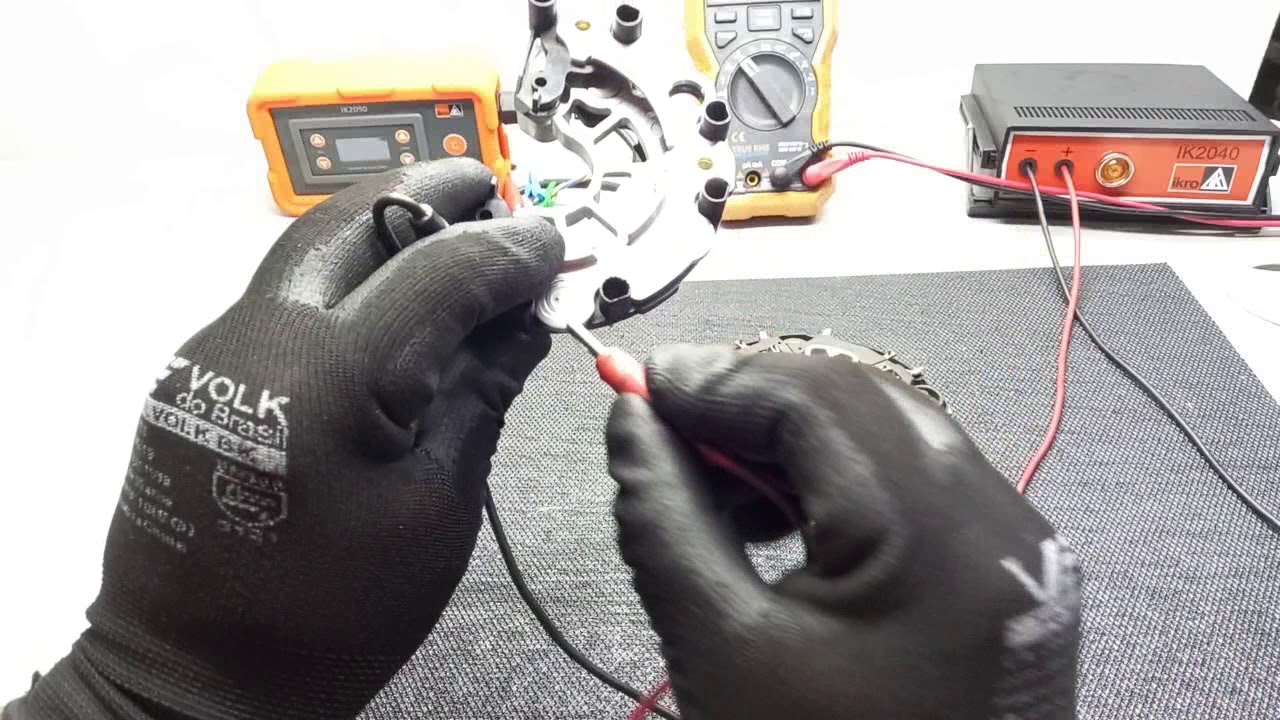TESTE PLACA DE DIODO ALTERNADOR BOSCH KCB1