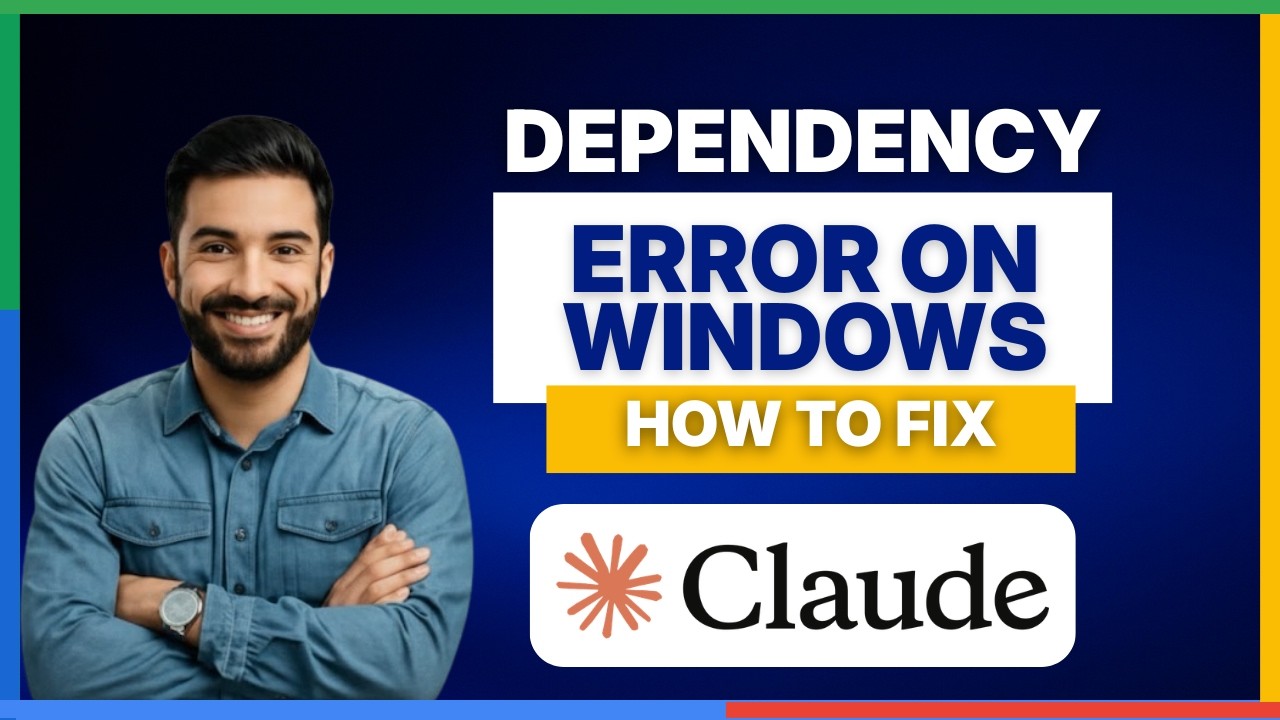 How to fix Claude Code dependency error on Windows[FULL GUIDE]