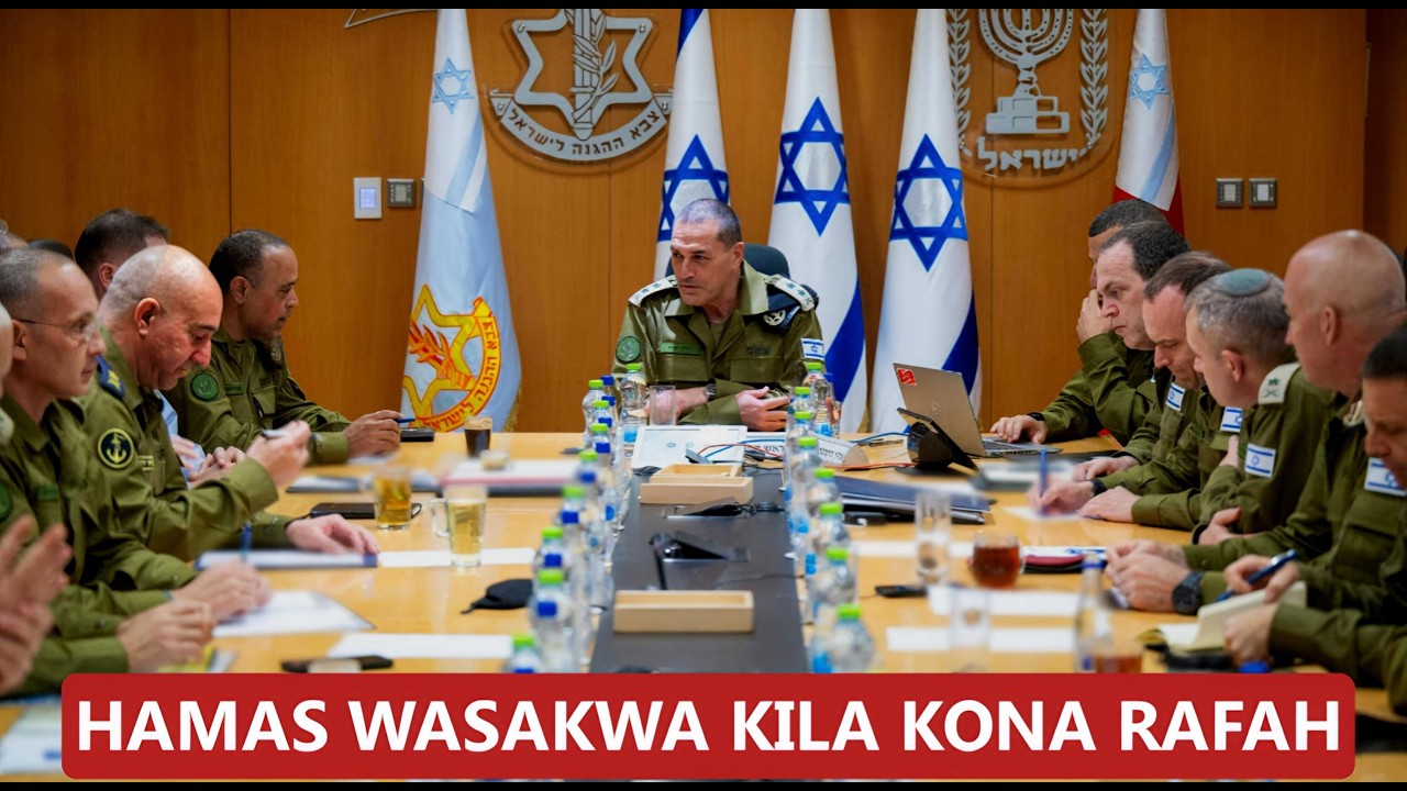 ISRAEL YASEMA IMEWAUA  WAPIGANAJI WANNE WA HAMAS RAFAH, MSAKO MKALI WAENDELEA