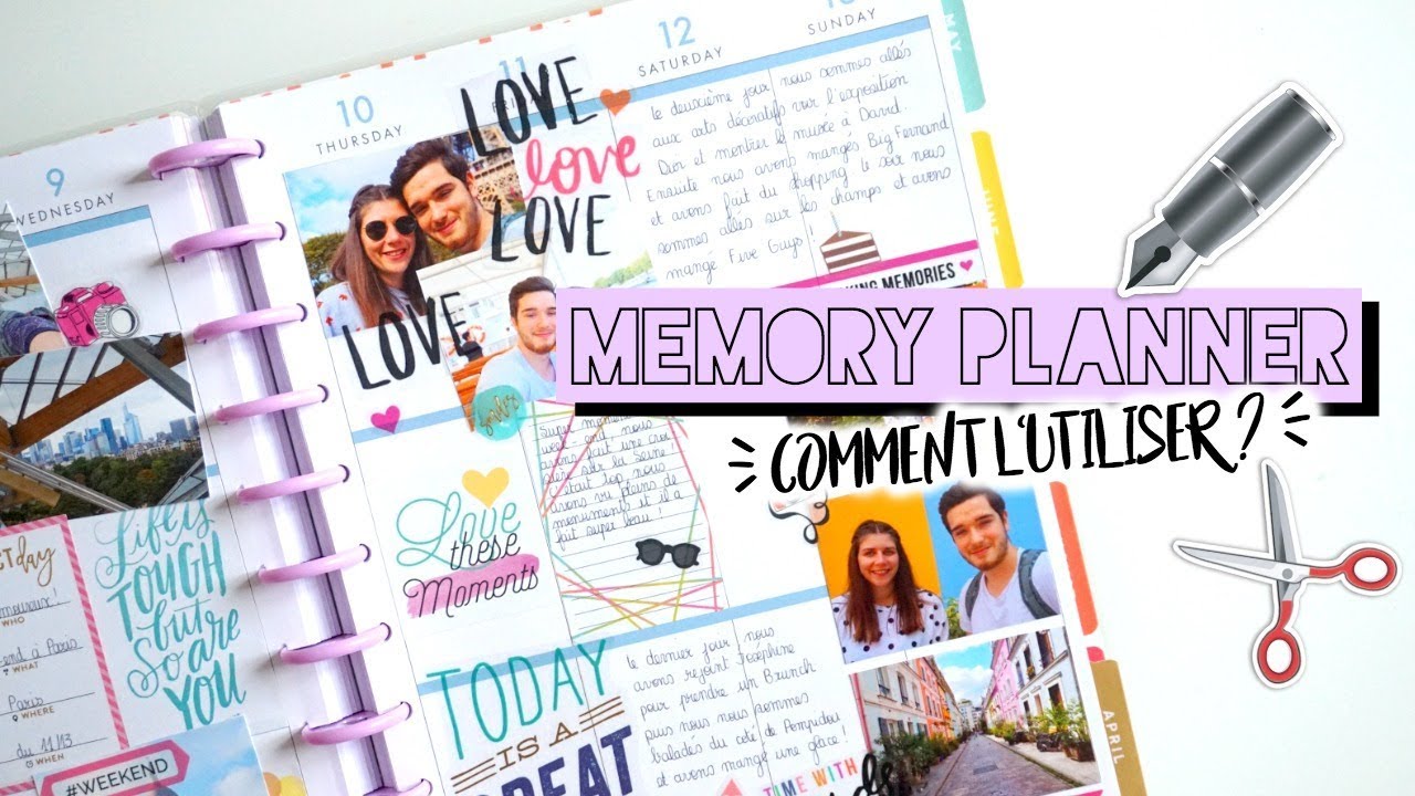 Mon MEMORY PLANNER - Comment l'utiliser ?