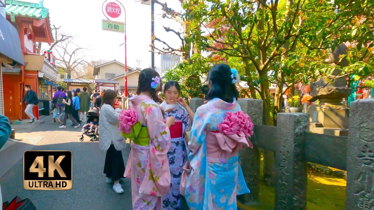 🇯🇵 ASAKUSA - SENSOJI - Let's walk on the side ⎡ 4K ⎦
