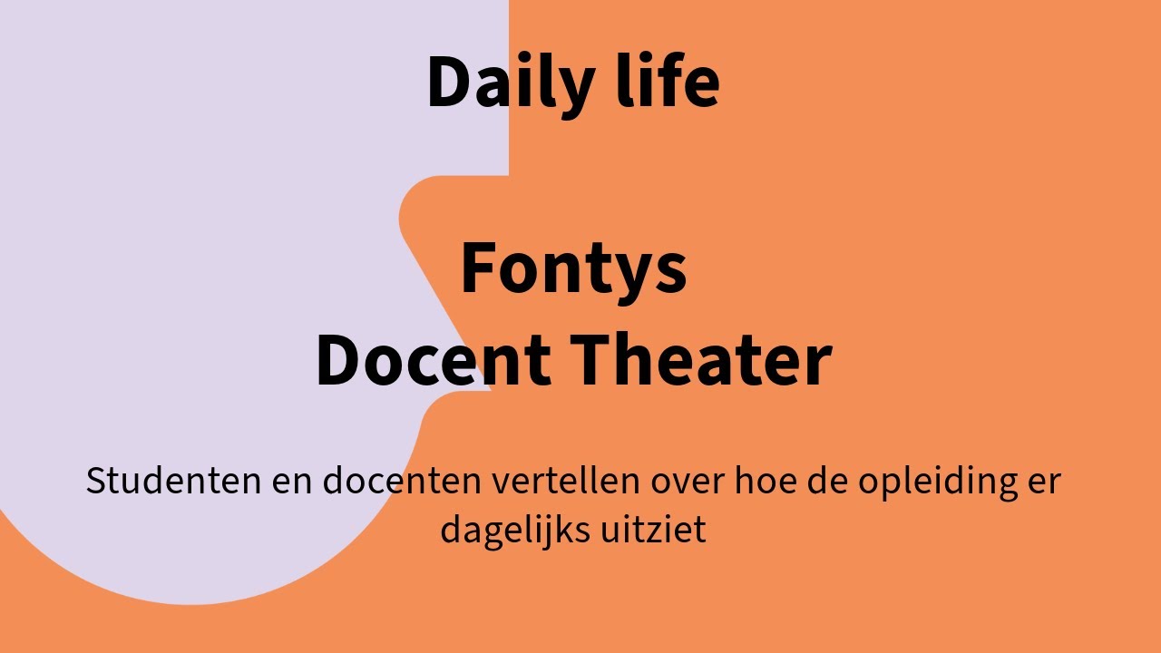 Docent Theater | Daily life