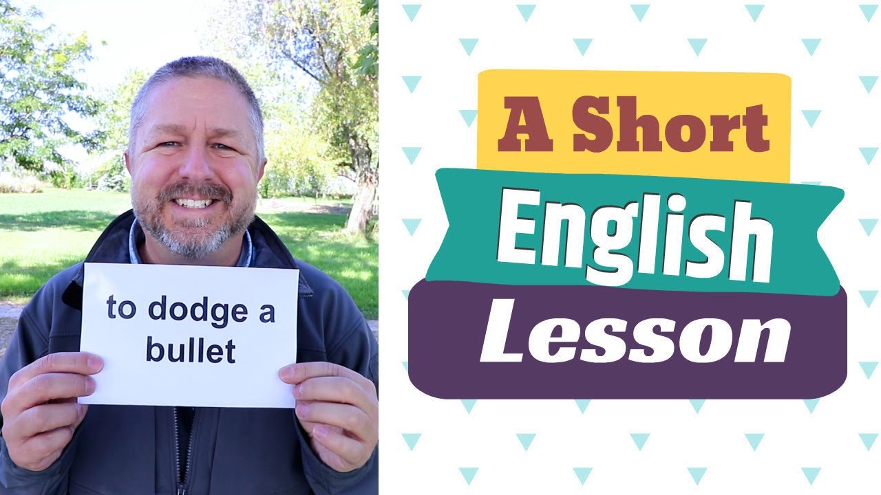 Learn the English Phrases TO DODGE A BULLET and MAGIC BULLET - A Short English Lesson with Subtitles