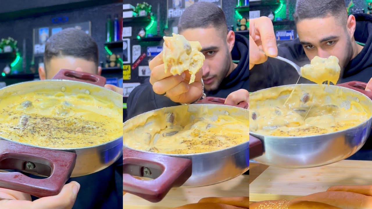 طاسة ألبان سويسرا  | طريقة عمل السجق🔥