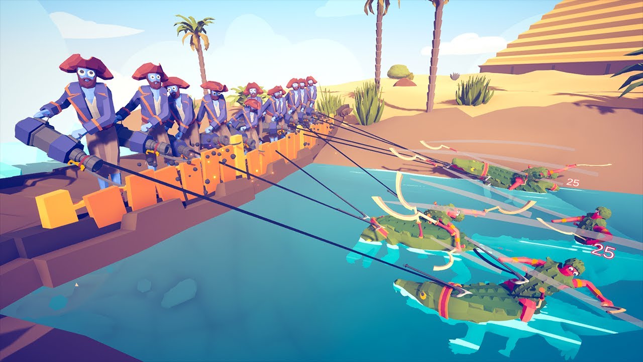 CROCODILE RIVER vs EVERY UNIT (Egyptian) 🐊 | Totally Accurate Battle Simulator TABS