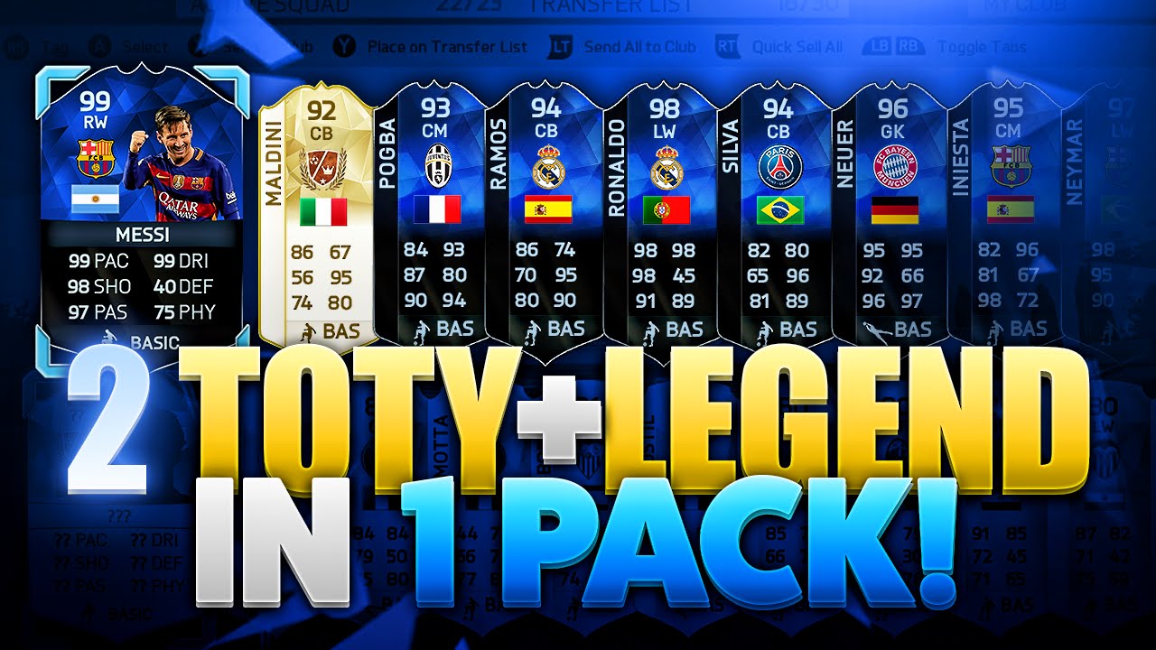 2 TOTY + LEGEND IN 1 PACK!