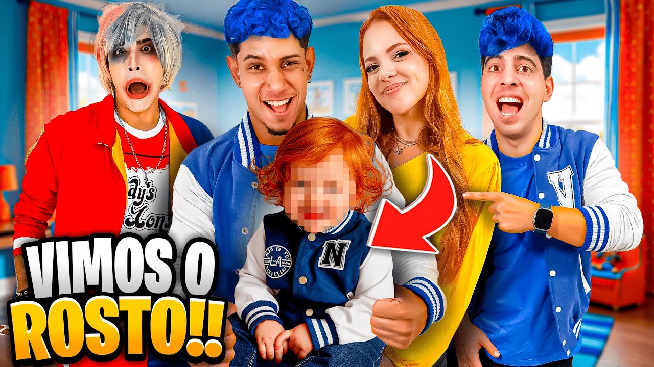 VIMOS O ROSTO DO FILHO DA SOL COM O VITORUG!! NÃO ACREDITAMOS!!